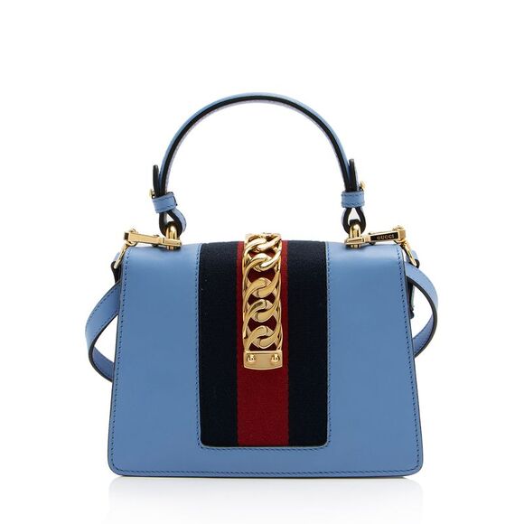 Gucci Leather Sylvie Mini Top Handle - Picture 3 of 16